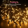 Quntis LED Christmas Cluster Lights, 760 LEDs 25FT Outdoor Waterproof