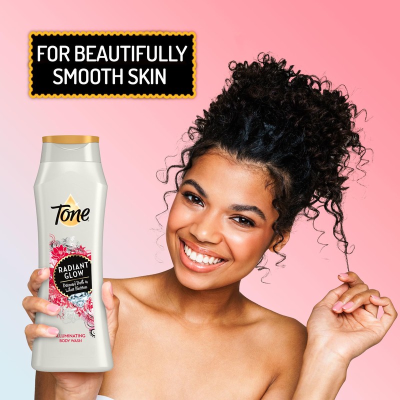 Tone Body Wash, Radiant Glow, 16 fl oz (Pack of
