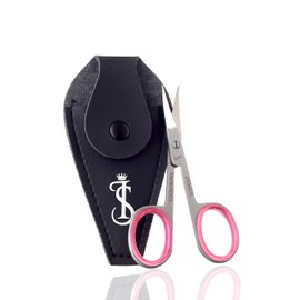 Stemedic Instruments Nail Scissors Curved Eyebrow Scissors for Nail, Cuticle, Eyelashes, Nose Hair, Mustache and Beard - Manicure and Pedicure Small Scissors for Men and Women