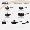 Kitchen Academy Induction Pots and Pans Set Non Stick -