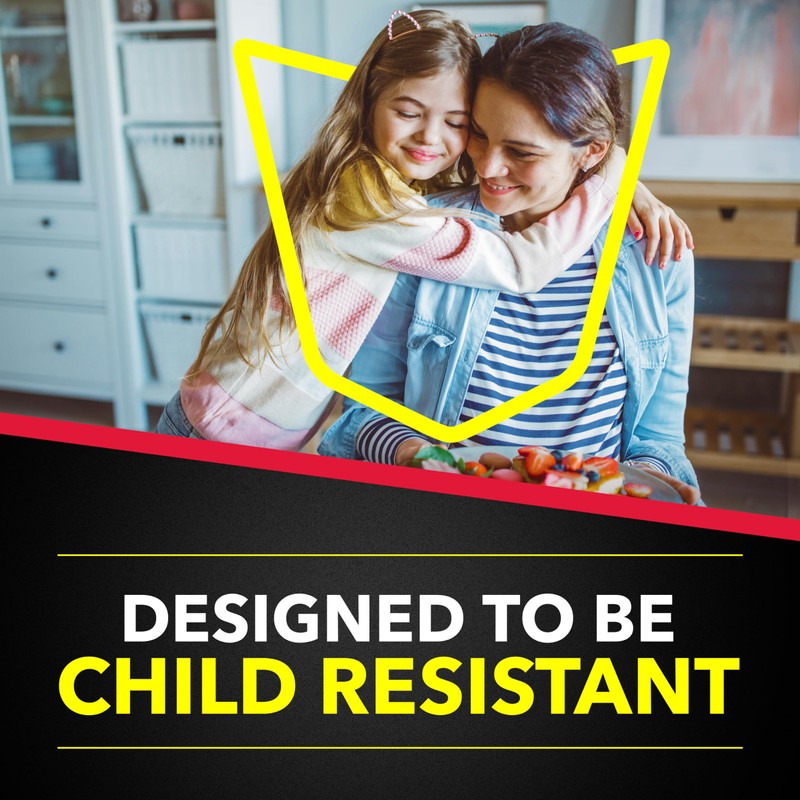 Raid Double Control Small Roach Baits, Child Resistant, For Indoor