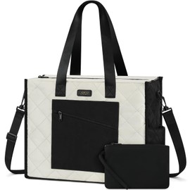 IBFUN Travel Tote Bag for Women Utility Work Tote Laptop Bag 2pcs with Zipper for Travel Daily School Teacher Nurse