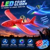Electric Airplane Glider 2 Pack, Red & Blue – LED