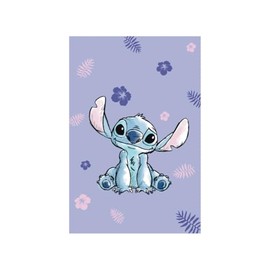 My sweety pop Girls Stitch Purple - Fleece Blanket - Kids - 100 x 150 cm - 100% Polyester - Boys - Gift Idea