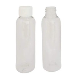 HOPEMOB 10 Envase Jefferson Pet 60ml Transparente Taparosca Rellenable Botella Almacenamiento Limpieza Cosméticos Envase con Tapa de Rosca (it-435)