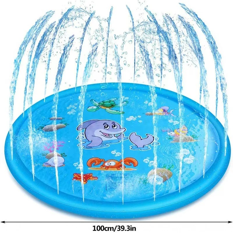 Pet Water Play Mat for Summer Fun – PVC Spray