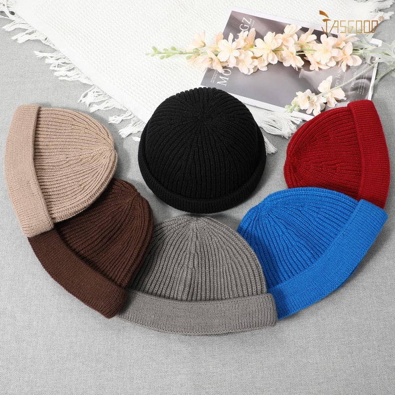 JASGOOD Knit Hat, Men's, Nylon Braided Hat, Beanie, Knit Cap,