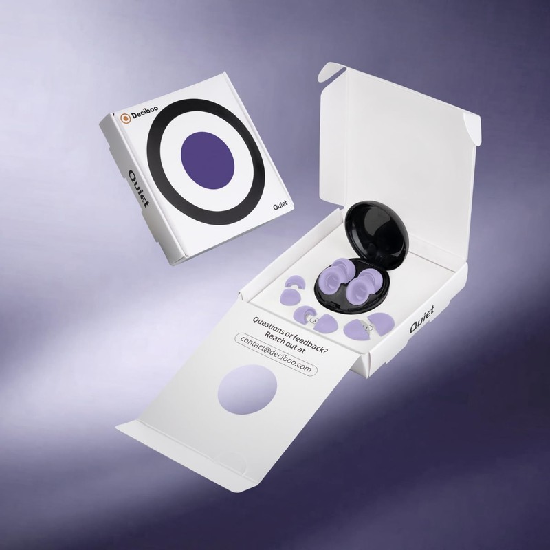 Deciboo Quiet Ear Plug - Ultra Comfy Reusable Hearing Protection