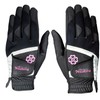 LEZAX Women's Nicotera Ambidextrous Golf Glove Black Medium NTGL-3407