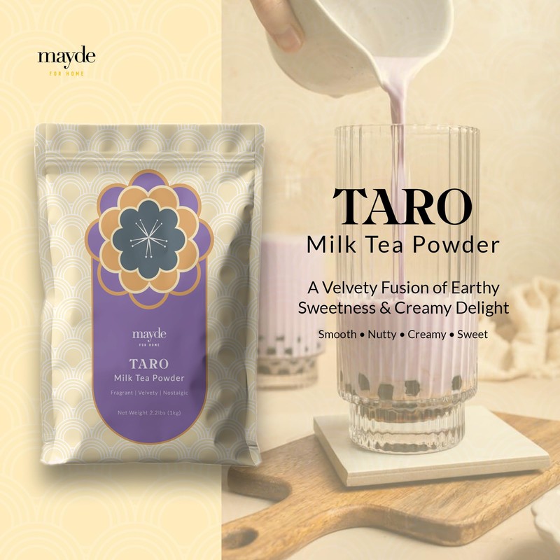 Mayde Taro Milk Tea Powder, Instant Milk Tea Powder From