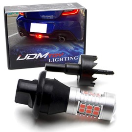 iJDMTOY Full LED Rear Fog Light Retrofit DIY Kit Compatible with Scion FR-S tC Subaru BRZ Toyota 86 Nissan 370Z Juke and More (Rear Fog Light Mode ONLY)