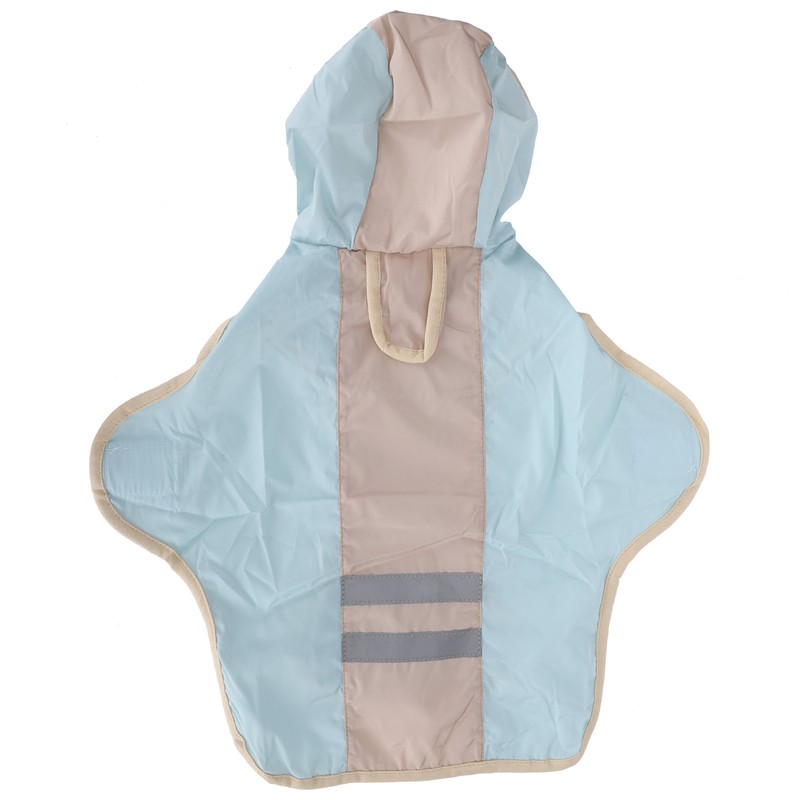 Dog Raincoat Waterproof Adjustable Lightweight Pet Rain Jacket with Safety