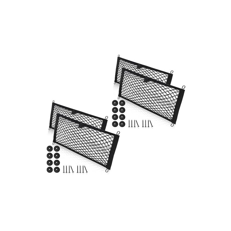Small Cargo Net for Car Trunk Storage,4 Pack Elastic Mesh