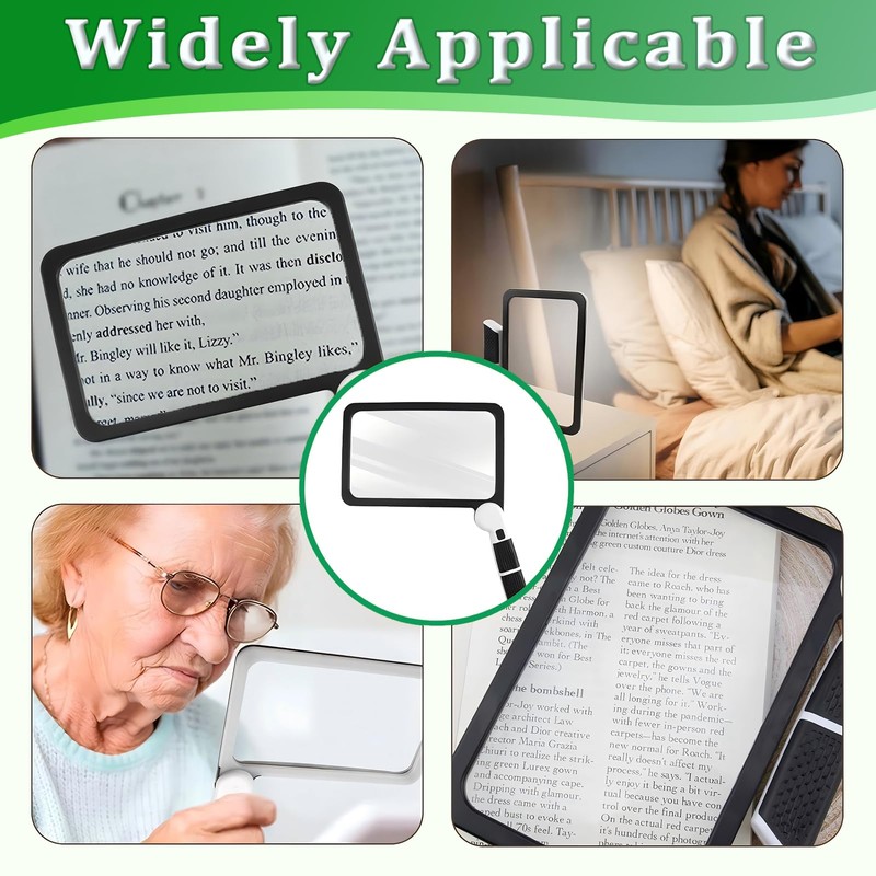5X Magnifying Glass with Light, 48 LED Handheld Full Page