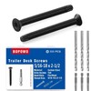 Bopowo (300pcs) 5/16-18 x 2-1/2" Flat Head Thread Cutting Trailer