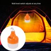 Portable LED Bulb Rechargerable Lamp for Night Market Camping Tent