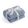 Herringbone Throw Blanket for Couch, Reversible Super Soft Warm Chervon