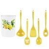 Reston Lloyd 6 Piece Kitchen Utensil Holder for kitchen counter,