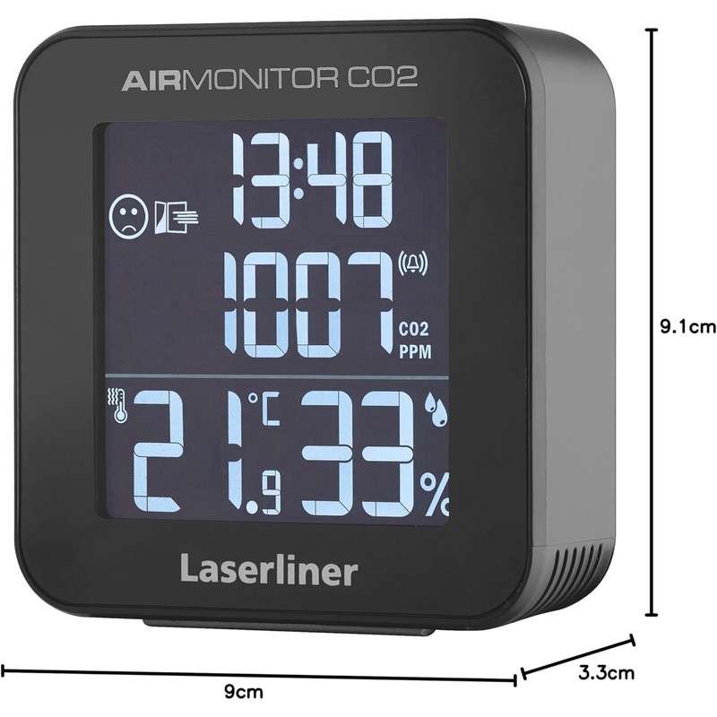 Laserliner AirMonitor CO2, Professional CO2 Traffic Light