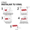Stickers Calcas De Vinil Nombres Para Vaso 4x11cm - 15pzs