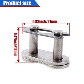 YOFMOO 415-110L Chain 49cc 50cc 60cc 66cc 80cc 2-Stroke Engines Motor Motorized Bicycle Bike 415 110L