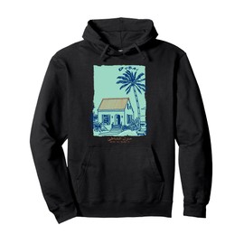 Dubai UAE Souvenir Vintage Arabian Gulf Art Pullover Hoodie