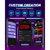 JDVOOTD Upgrade Multifunctional Bright Led Sign - 15” x 4”
