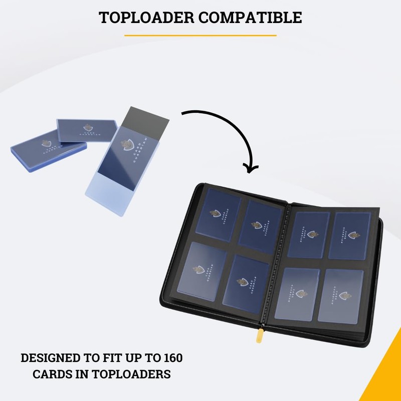 Card Guardian - Toploader binder 4 tasche sammelkarten album mit