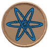 Atomic Patrol Patch - 2" Diameter Round Embroidered Patch (Peel