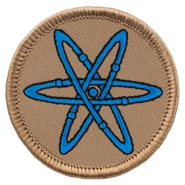 Atomic Patrol Patch - 2" Diameter Round Embroidered Patch (Peel & Stick Adhesive)