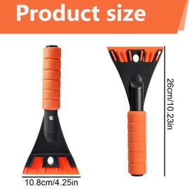 OUDQFCJ Auto Eiskratzer - Effektiver Auto Eiskratzer - Ultra Schneebesen Auto - Innovativer Scheibenkratzer mit Eisbrecher Funktion - Stabiler Schneekratzer (Standard)