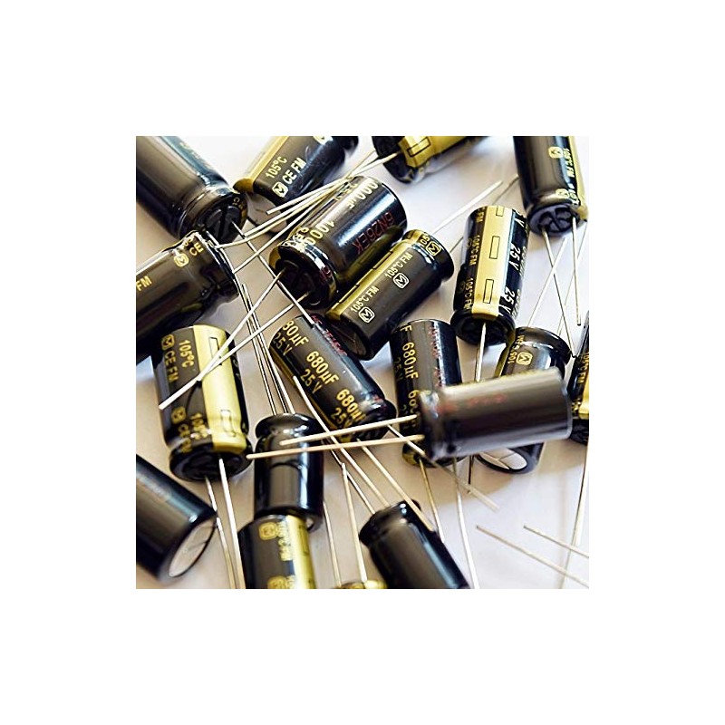 6pcs Panasonic FM Series Electrolytic Capacitors 35V 33~1800uf Ultra Low