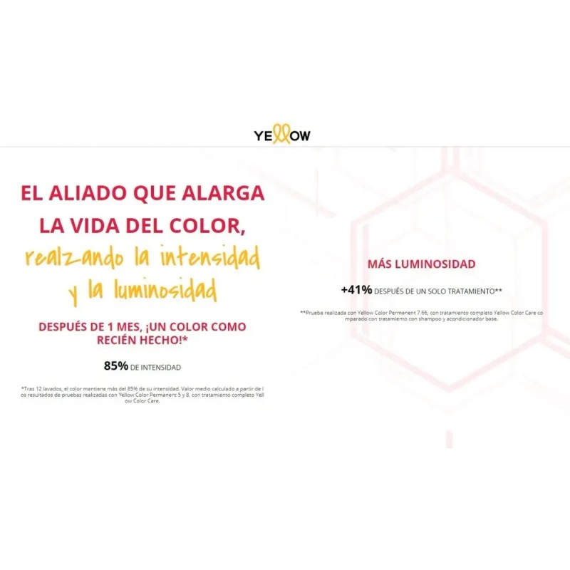 Shampoo Yellow Color Care para Pelo Teñido de 500 mL