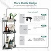 Binecer Corner Shower Caddy Standing, 3 Tier Shower Organizer Stand