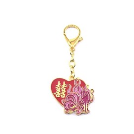 LHR trading inc Feng Shui 9 Tailed Fox Love Keychain Amulet