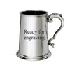 Wentworth Pewter Plain 1 Pint Pewter Tankard (with Engraving)