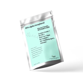 Talsen Chemicals Talsen Chemicals Vitamin E Powder (1 Ounce / 28 Gram) Alpha Tocopheryl Powder Acetate for Skin Care DIY Cosmetic Grade 700 IU Acetate Powder