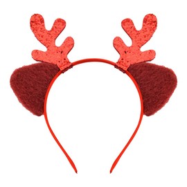 Christmas Reindeer Antlers Headbands for Girls Kids Cosplay Party Deer Horns Headband Haribands for Xmas Hair Accessories