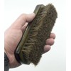 Solid Hand® Brown Wooden Natural Horse Hair Bristle Brush for