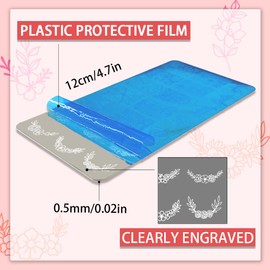 PH PandaHall 3pcs Flower Nail Stamper, 66 Patterns Nail Stamping Plate Tendrils Flower Tip Nail Art Stencils Print Nail Stencils Nail Picture Plate Made of Stainless Steel for Nail Design Printing