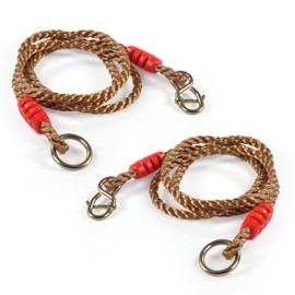 ZAWELIYO Adjustable Outdoor Swing Ropes Hammock Swing Tree Ropes Commercial Quality PE Safe and Fun for Garden Swing for Kids