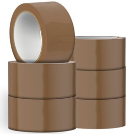 Right Pack Heavy Duty Packing Tape Brown (48MM x 66M) | Packaging Tape | Parcel Tape | Secure Sticky Sealing Tape for Parcel Boxes, Large Postal Bags | Parcel Tape for Packing Boxes (6)