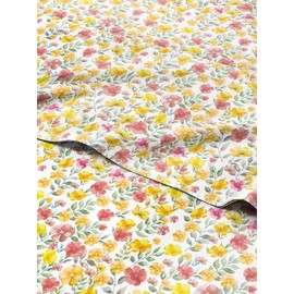 Floral Sheets - Watercolor Floral Bed Sheet Set - 1 Flat, 1 Fitted & 1 Pillowcase w/ Deep Pockets - Comfy, Wrinkle & Fade Free Boho Botanical Bedding - Ultra-Soft, Breathable & Cooling - Twin Size New