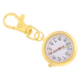 SHOWERORO Nurse Pocket Watch Keychain Portable Clip Quartz Watch for Medical Professionals Stylish Hanging Timepiece for Travel and Nurses Design