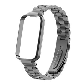 HOPMC Stainless Steel Metal Replacement Bands Specially Designed for Redmi Smart Band 2 (Black2)