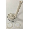 Flush Valve Assembly For One Piece Toilets with 2 Extra