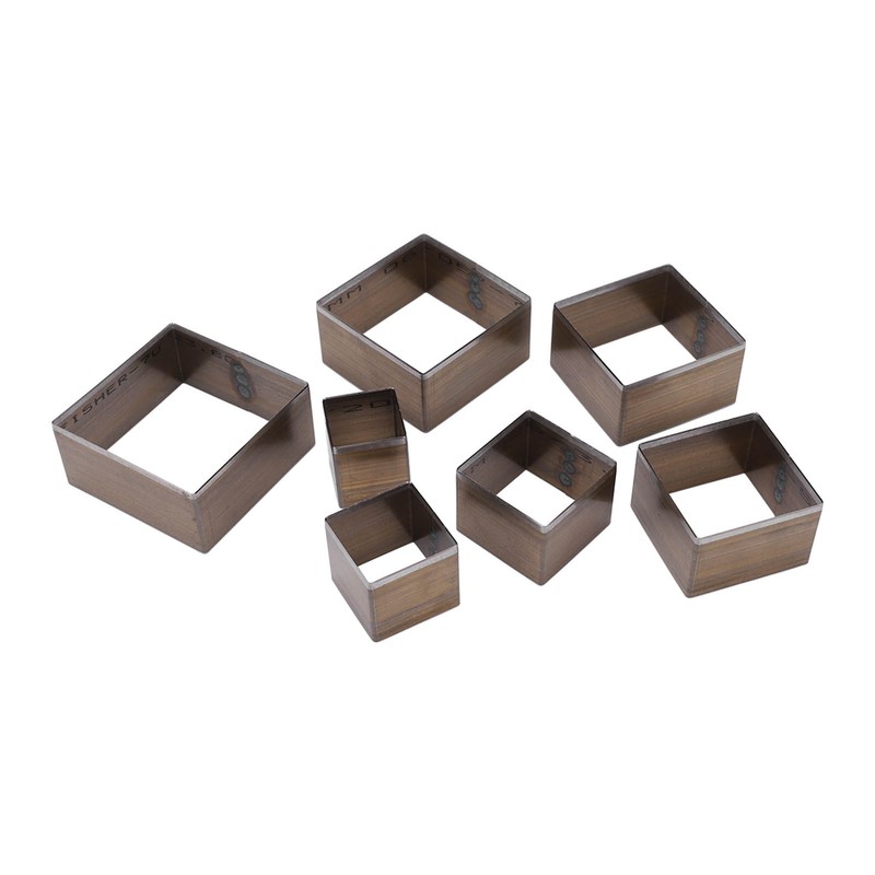 7Pcs Hollow Punch Cutter Squared Design High Carbon Steel Multipurpose