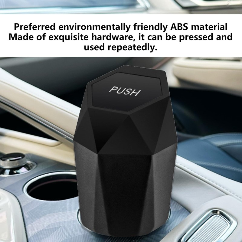 IUSOT Car Bin, Mini Car Bin, Car Trash Can with