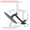 NearMoon Adjustable Shower Arm Universal Connection, Extension Arm, Adjust Angle
