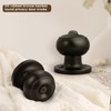 Gobrico Round Ball Style Door Knob Keyless Privacy Bedroom and